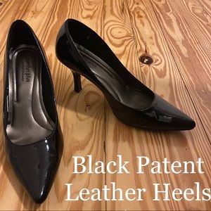 Black Patent Leather Heels